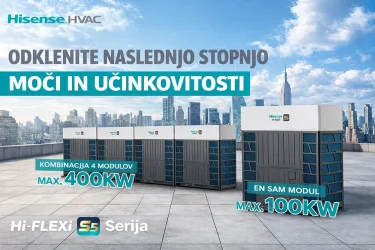 Skyair d.o.o postaja uradni zastopnik za Hisense VRF sisteme v Sloveniji
